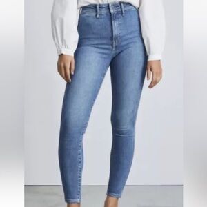 Women’s Everlane The Way-High Stretch Vintage Blue Skinny Jean Size 25